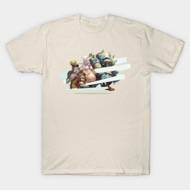 The Trio Troopers T-Shirt by Nytelock Prints